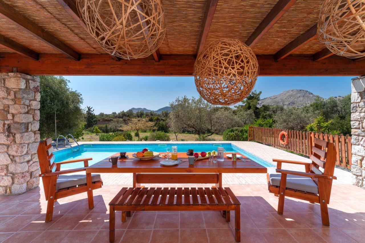 Olive Private Villa Swimming Pool 5 Bdr Kolymbia Rhodes Dış mekan fotoğraf