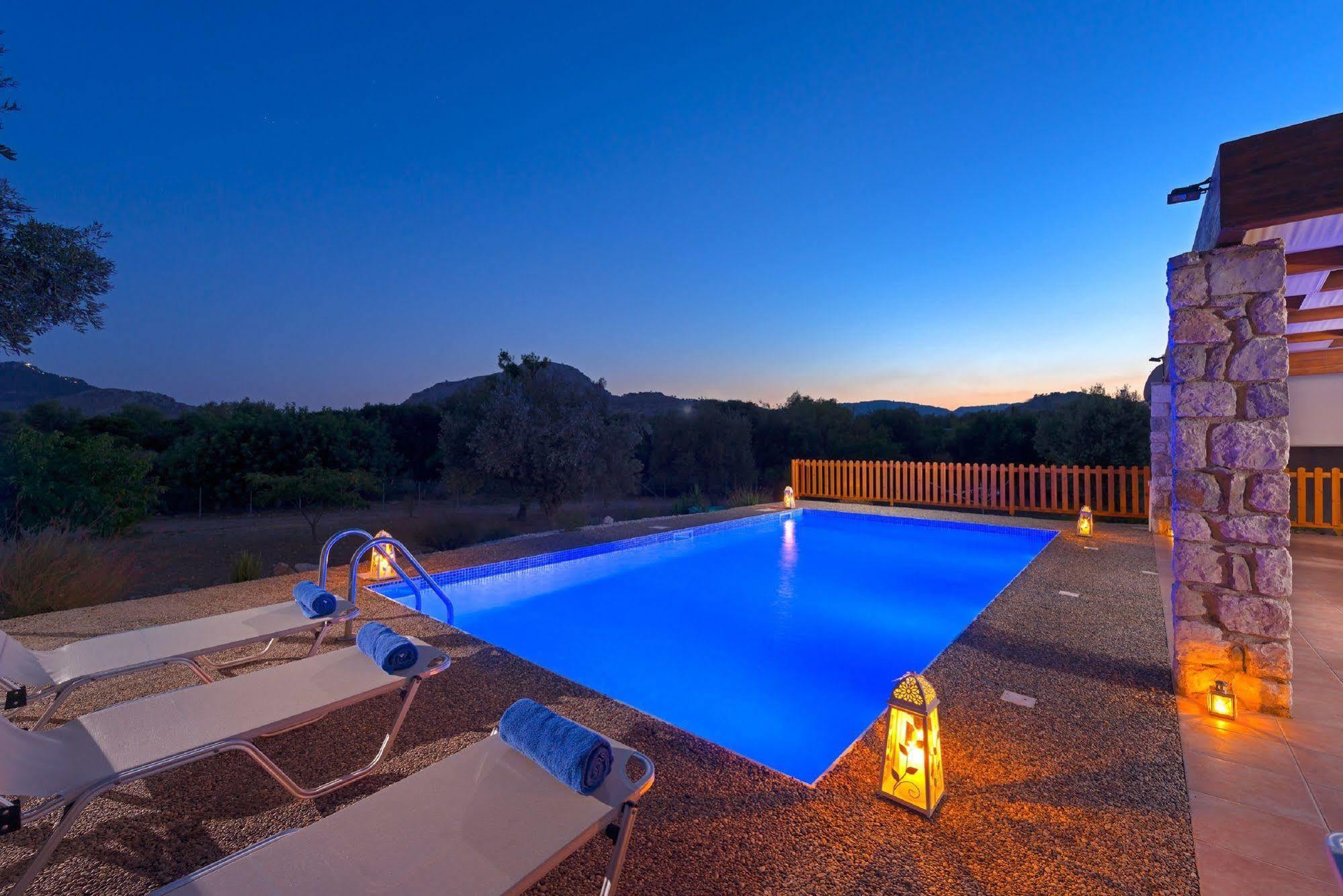 Olive Private Villa Swimming Pool 5 Bdr Kolymbia Rhodes Dış mekan fotoğraf
